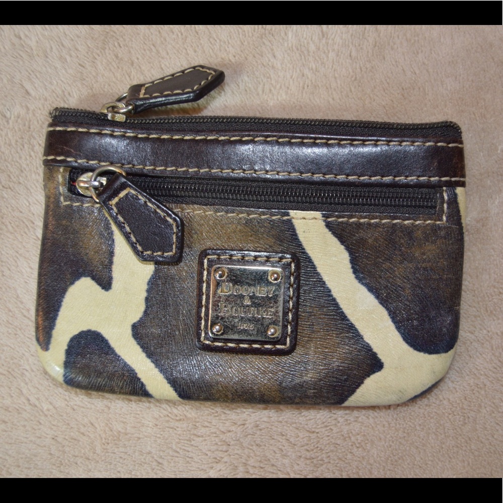 Dooney & Bourke Giraffe Print Coin Purse